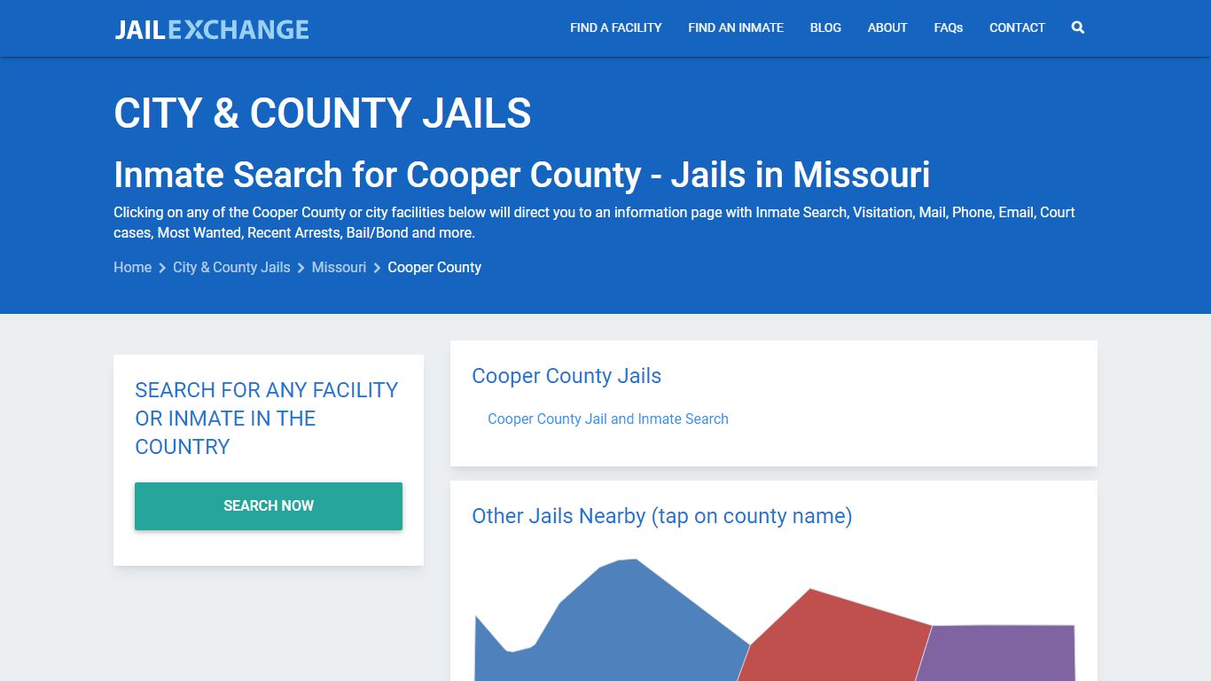 Inmate Search for Cooper County | Jails in Missouri - Jail Exchange